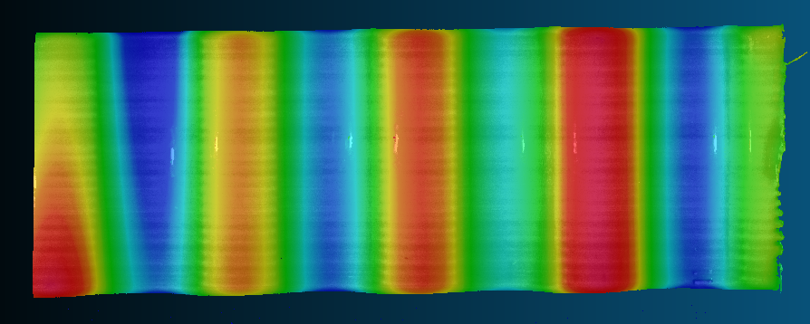 3D相機檢測水冷板全波間距及直徑 3D相機檢測水冷板全波間距及直徑